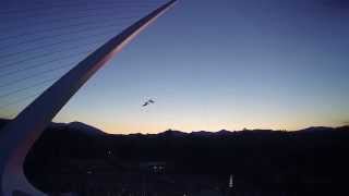 BANDALOOP on the Sundial Bridge  Redding CA 2014 [upl. by Wesla459]