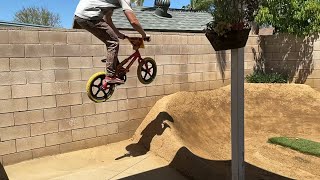 Backyard BMX training [upl. by Ativahs]