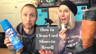 How to Clean Used Shoes for Reselling or Personal Use  Check out NEW 2020 version Link Below [upl. by Kenay16]