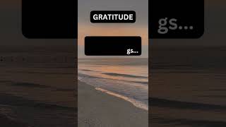 GRATITUDE  Gratitude is a fundamental principle in facts presence jesuschrist [upl. by Eveiveneg]