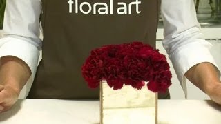 How to Make a Chic Carnation Arrangement  Floral Arrangements [upl. by Esinnej]