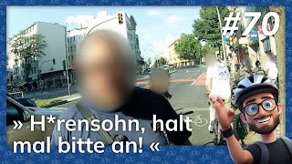 🤬 » Hrensohn halt mal bitte an « und Auseinandersetzung – Berlin Cycling Diary 70 [upl. by Nonohcle]