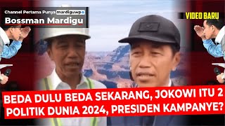 PRESIDEN KAMPANYE  JOKOWI ITU ASLINYA 2 ORANG  POLITIK DUNIA 2024   Mardigu Wowiek [upl. by Aurelius]