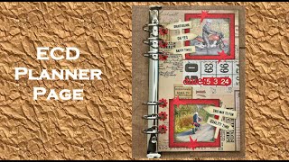 ECD Planner Page  Elizabethcraftdesigns [upl. by Anadal]