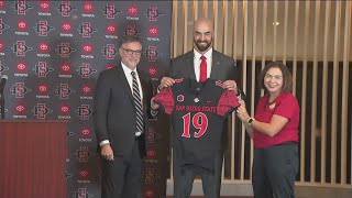 Sean Lewis introduced as new head coach for San Diego State Aztecs football [upl. by Illyes]