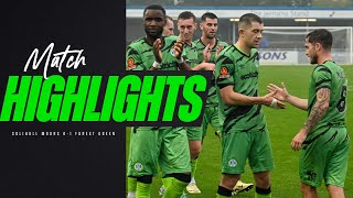 Match Highlights  Solihull Moors 01 Forest Green [upl. by Bolger102]