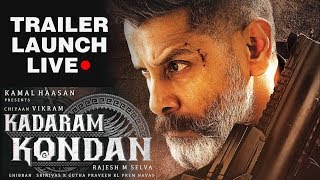 🔴 Live Kadaram Kondan Trailer Launch  Kamal Haasan  Chiyaan Vikram  Rajesh M Selva  Gibran [upl. by Arimay]