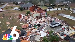 Video shows damage devastation in the aftermath of severe weather in Florida Panhandle [upl. by Plantagenet993]