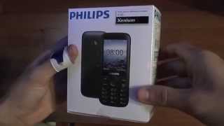 Philips Xenium E160 обзор телефона [upl. by Lowry249]