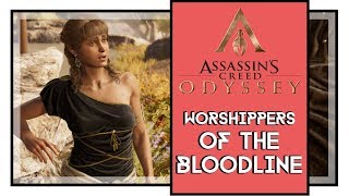 Assassins Creed Odyssey Harpalos Location  Worshippers of Bloodline [upl. by Nnednarb]