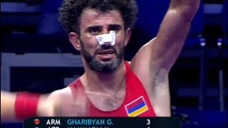 Gevorg GHARIBYAN vs Nihat Zahid MAMMADLI  Wresling world championships 2023 [upl. by Elkraps]