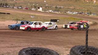 Namaqualand Oval Track Stockcars Springbok SA  1660s Heat 1 14924 [upl. by Middleton950]