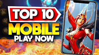 Top 10 Mobile Games To Try Right Now Android  iOS [upl. by Ralat]