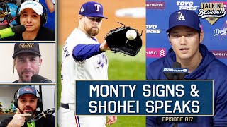 Ohtani Speaks to the Media amp Montgomery Signs with Arizona  817 [upl. by Ayom41]