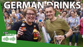 We Are Testing Typical German Drinks  Easy German Podcast 416 Live in Berlin [upl. by Nyloc505]