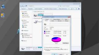 Checking Your Hard Disk Space Using Windows 7 [upl. by Kiehl641]