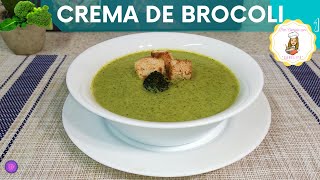 Crema de Brócoli  receta crema de brocoli [upl. by Molahs]