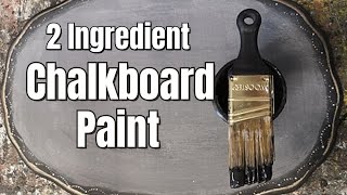 2Ingredient Chalkboard Paint Recipe  Easy DIY Tutorialquot [upl. by Llemor]