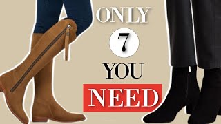 The ONLY Shoes amp Boots you NEED in your WINTER Closet  Classic Shoe Styles for Women [upl. by Tnerual711]