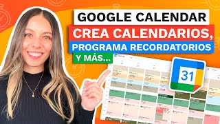 Como usar GOOGLE CALENDAR PARA ORGANIZARSE [upl. by Sipple]