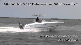 2004 Wellcraft 210 Fisherman [upl. by Sorel205]