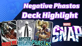 Negative Phastos is double the buffs amp double the fun  Marvel SNAP Deck Highlight amp Gameplay [upl. by Tremayne569]