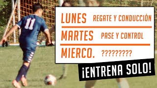 🏆 RUTINA DE FUTBOL PARA INCREMENTAR TU NIVEL⚽️ ENTRENAMIENTO SEMANAL COMPLETO  PARTE 1 [upl. by Tutankhamen182]