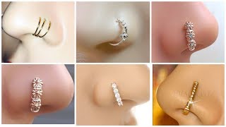 Elegant amp Stylish Ring Types Nose Pin Nose studs designs [upl. by Niki]