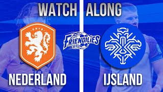 Nederland  IJsland Live  Watch Along [upl. by Nylzaj]