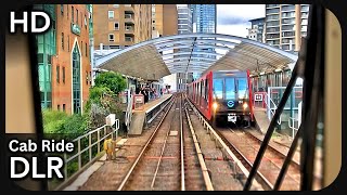 DLR Cab Ride Lewisham to Limehouse  280723 [upl. by Barthel]