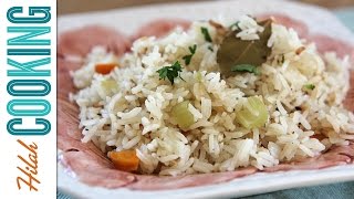 How To Make Rice Pilaf  Simple Rice Pilaf Recipe  Hilah Cooking Ep 26 [upl. by Nerland]