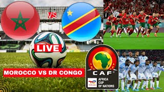 Morocco vs DR Congo Live Stream Africa Cup Nations AFCON 2024 Football Match Score Highlights Direct [upl. by Sokim]