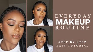 EASY DETAILED  STEP BY STEP  FULL COVERAGE MAKEUP ROUTINE [upl. by Shyamal675]