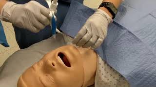 Surgical tracheostomy procedure [upl. by Heather]