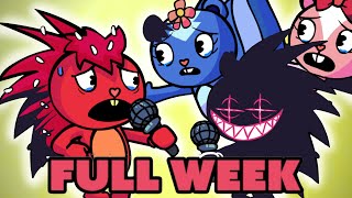 FRIDAY NIGHT FUNKIN Flaky VS Evil boyfriend FULL WEEK [upl. by Eekcaj241]