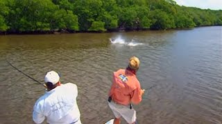 Tarpon Fishing Florida Everglades Epic Battles Deep in the Backcountry [upl. by Alohs]