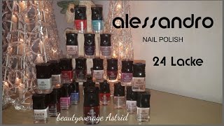 alessandro Nagellacke  Weihnachtskalender  QVC  beautyoverage Astrid [upl. by Edd]