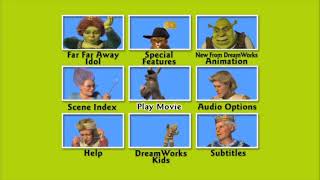 Gameplay  765 Shrek 2 DVD Menu  26 [upl. by Ecinhoj]