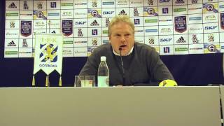 Presskonferensen efter IFK Göteborg  Kalmar FF [upl. by Ovid]