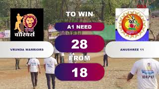 Koundhar Kalsur Premier League  2024 I SemiFinal Vrunda Warriors Vs Anushree 11 Live From GUHAGAR [upl. by Hephzipa]