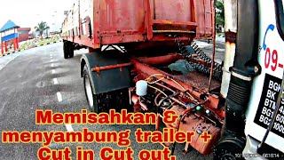 Part 1  UNCOUPLING amp COUPLING THE TRAILER  CUT IN CUT OUT  DRIVING SCHOOL [upl. by Biagi217]