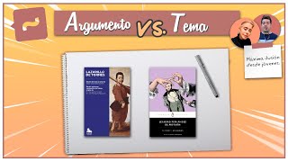 CÓMO DIFERENCIAR el ARGUMENTO del TEMA de un libro [upl. by Leventis]