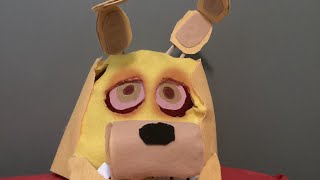 Fnaf spring Bonnie mask review [upl. by Oijres]