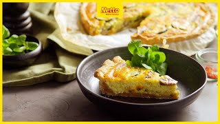 Quiche Rezept I Quiche mit Zucchini und Pilzen I Aufwand Mittel I NETTO [upl. by Biddy]