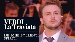 VERDI  La Traviata quotDe’ miei bollenti spiritiquot Kevin Amiel HD [upl. by Gagliano736]