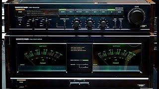 One of the best sounding vintage amplifiers Onkyo M504 and Onkyo P304 [upl. by Aimil82]