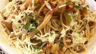 Garlic pastaEasy pasta recipeItalian pasta recipe [upl. by Weinman]