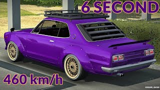 NISSAN SKYLINE 2000GTR GEARBOX SETTING 1695HP  CAR PARKING MULTIPLAYER [upl. by Sinai]