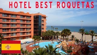 Hotel Best Roquetas drone Roquetas de Mar Costa de Almeria Spain [upl. by Lynette]