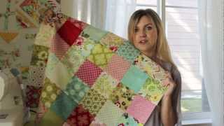 Patchwork Chain Piecing and Nesting Seams How To [upl. by Cristy]